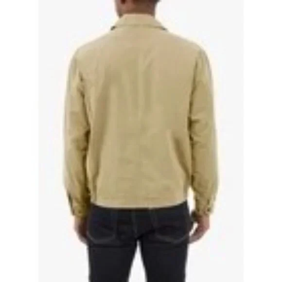 London Fog Mens Golf Jacket 2XL Camel Microfiber Lightweight Solid Zip Front NEW - Picture 2 of 9